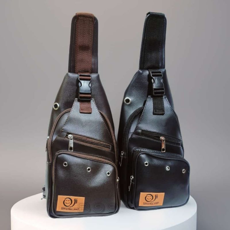 Slingbag Tas Selempang Pria KULIT SINTETIS