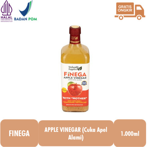 

Finega Apple Vinegar 1.000ml / Cuka Apel Alami