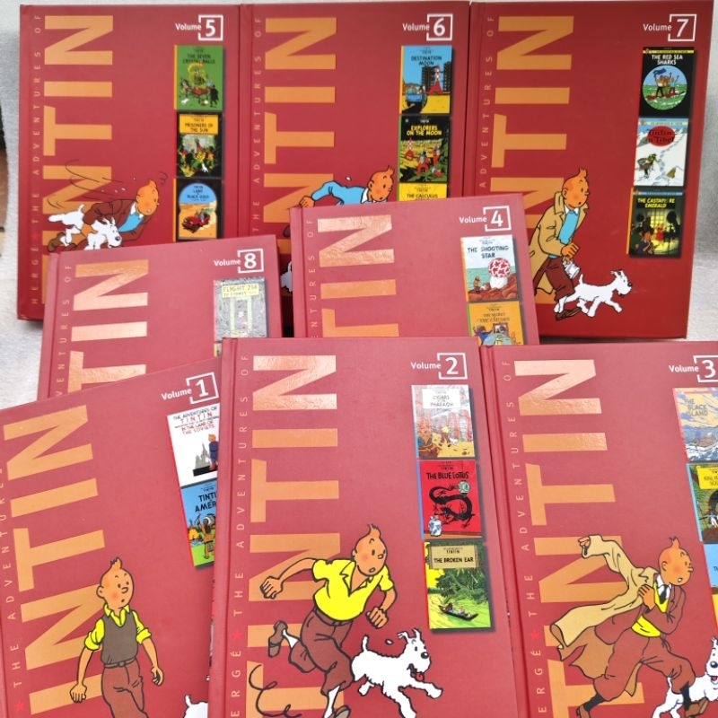 the adventures of tintin book (eceran)