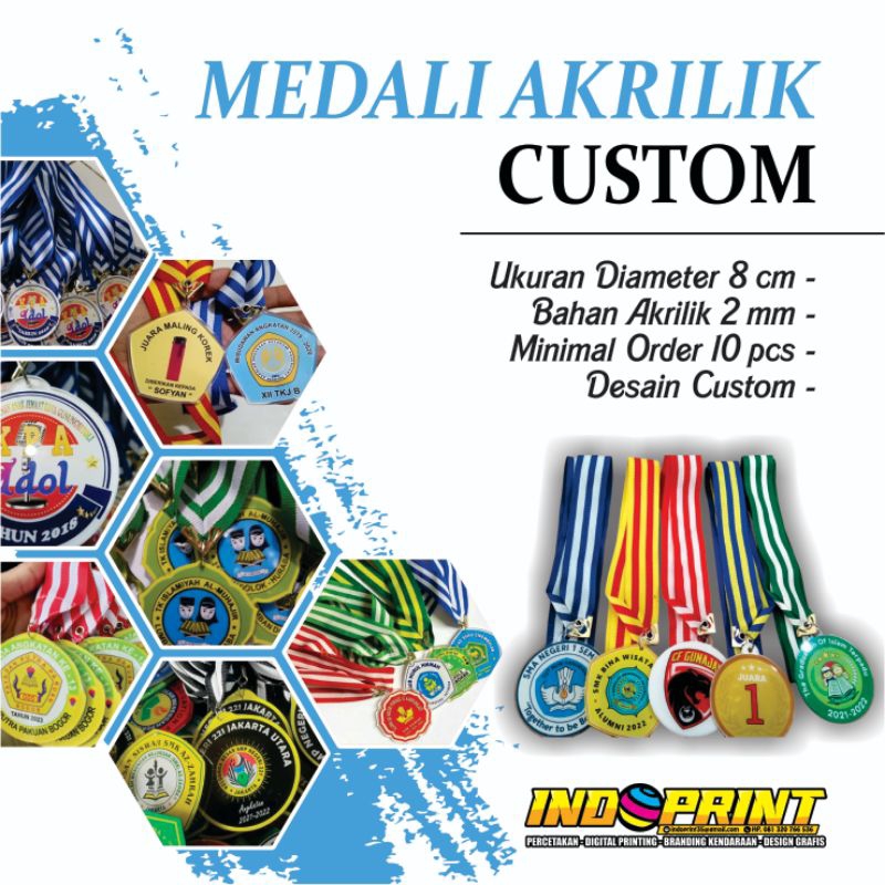 

Medali Akrilik | medali custom | medali penghargaan | medali kelulusan