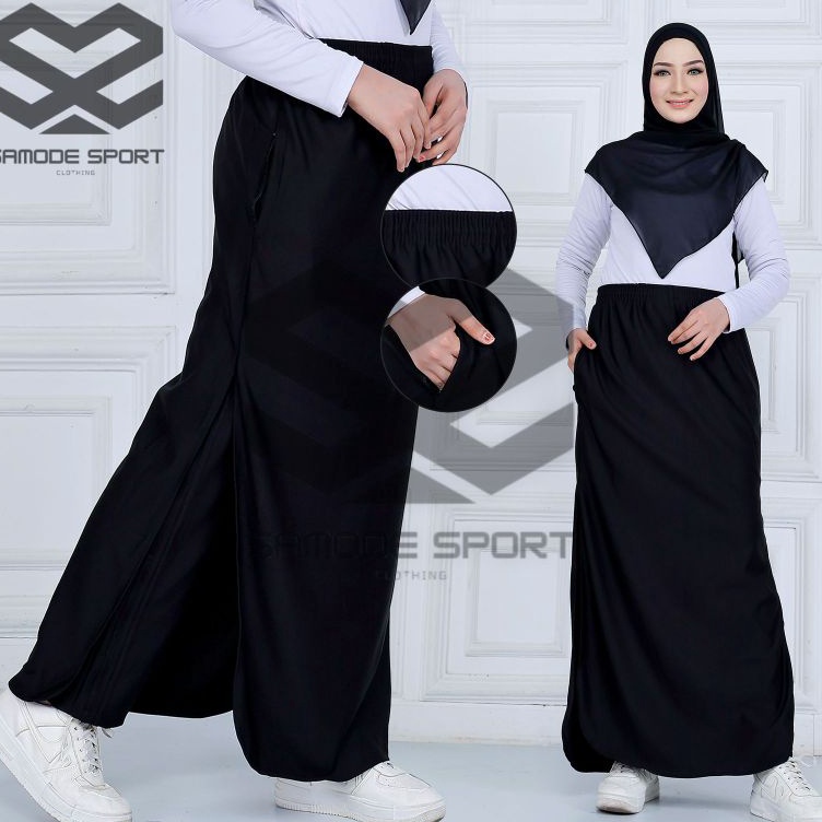 KODE H25W Rok Celana Olahraga Muslim Wanita syariTrening Olahraga Rocella