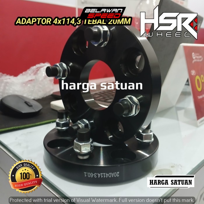ADAPTOR VELG MOBIL ADAPTOR 4X114,3 CB 60,1 TEBAL 20mm HSR AVANZA XENIA EVALIA WULING BINGUO KIJANG P