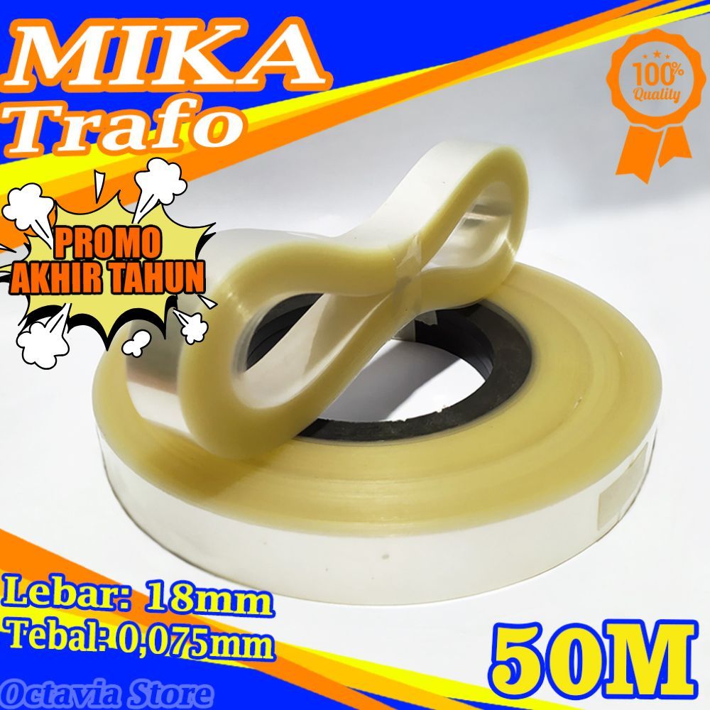 Mika Bening Khusus Trafo Toroid Per 50 Meter | Mika Bening Trafo toroid Per 50 Meter Kualitas Premiu