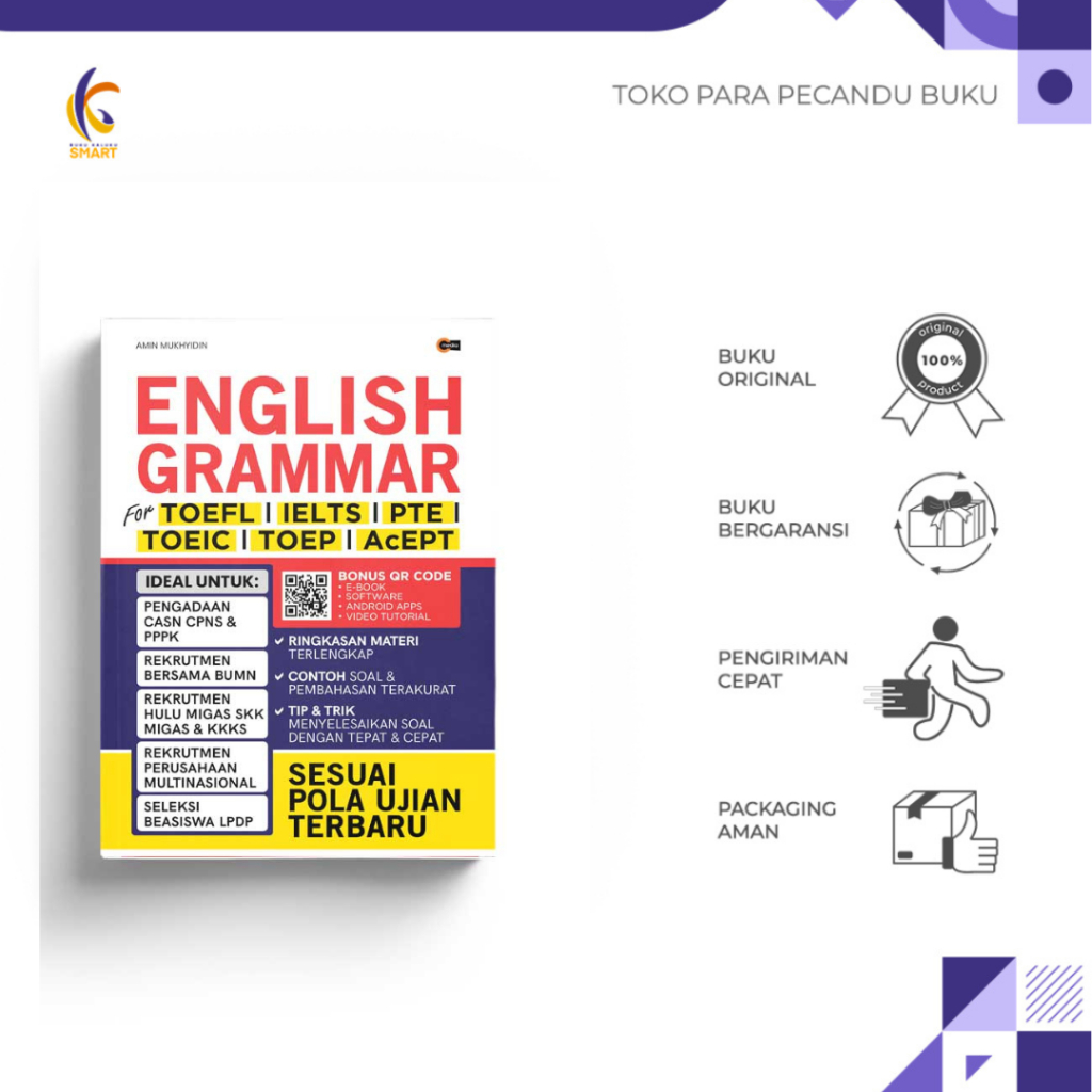 English Grammar for TOEFL, IELTS, PTE, TOEIC, TOEP, AcEPT -  CMedia