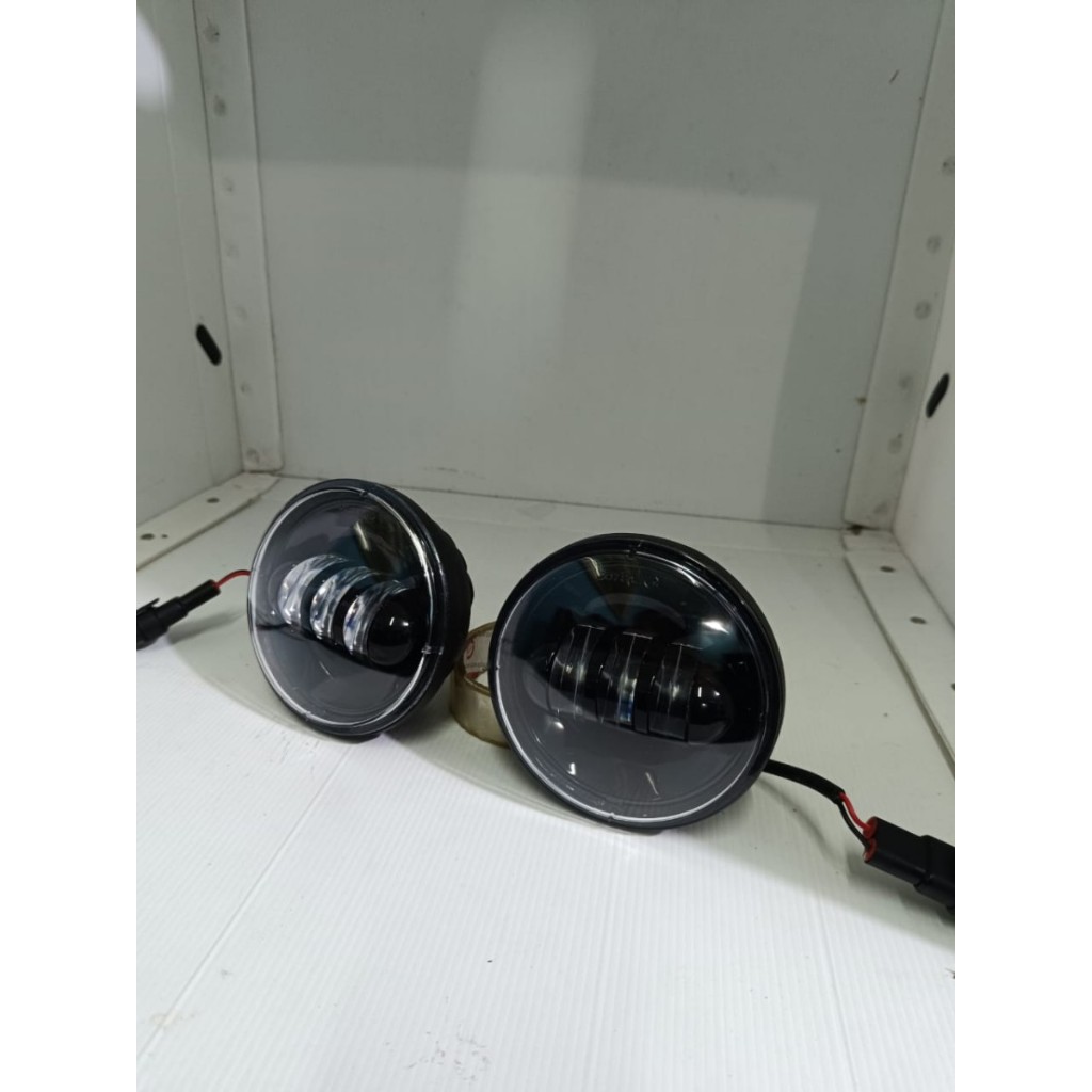 LED Fog Lamp 4.5 inch 4,5 inch Model Daymaker Hitam Elegan Foglamp
