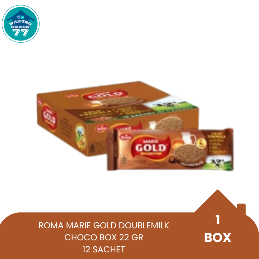 

ROMA MARIE GOLD DOUBLE MILK CHOCO BOX 22 GR