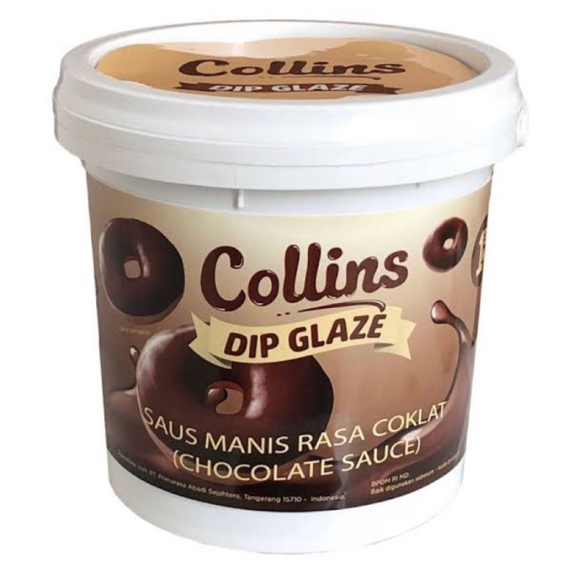 

Collins Dip Glaze Saus Manis Rasa Coklat (Chocolate Sauce)