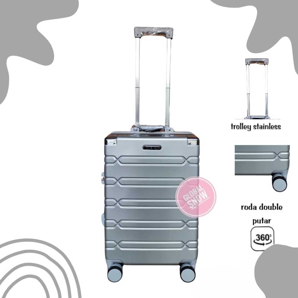 KOPER 903 BAHAN PC POLYCARBONATE PREMIUM UNZIPPER 20 inch / NON ZIPPER 20 inch / unzipper 20inch / K