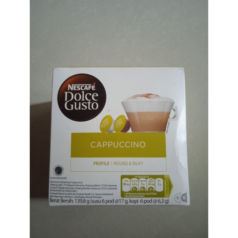 

(139,8 gr) NESCAFE Dolce Gusto CAPPUCCINO