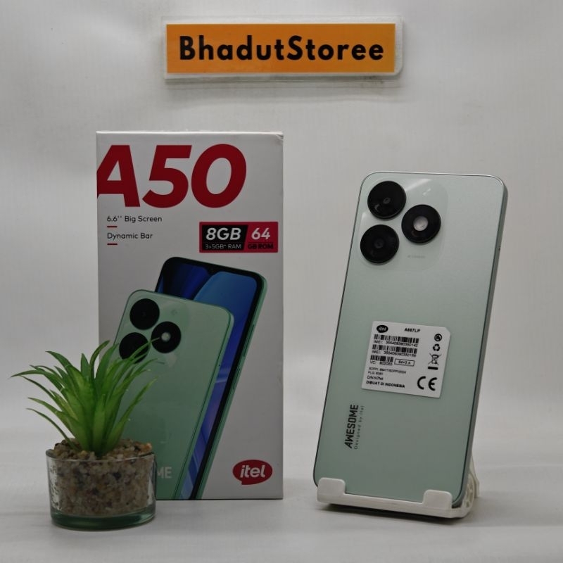 Itel A50 4G 3/64 4/64 GB Garansi Resmi Indonesia Second