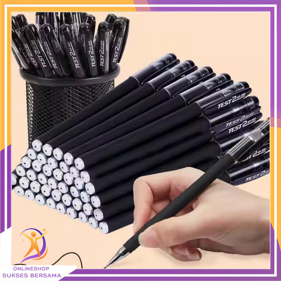 

OSB Pena Gel 0.5MM Model TST 2 Pulpen Warna Warni Ujung Lancip Alat Tulis Sekolah Kantor Bolpoint Tinta Gel Cair ATK Murah