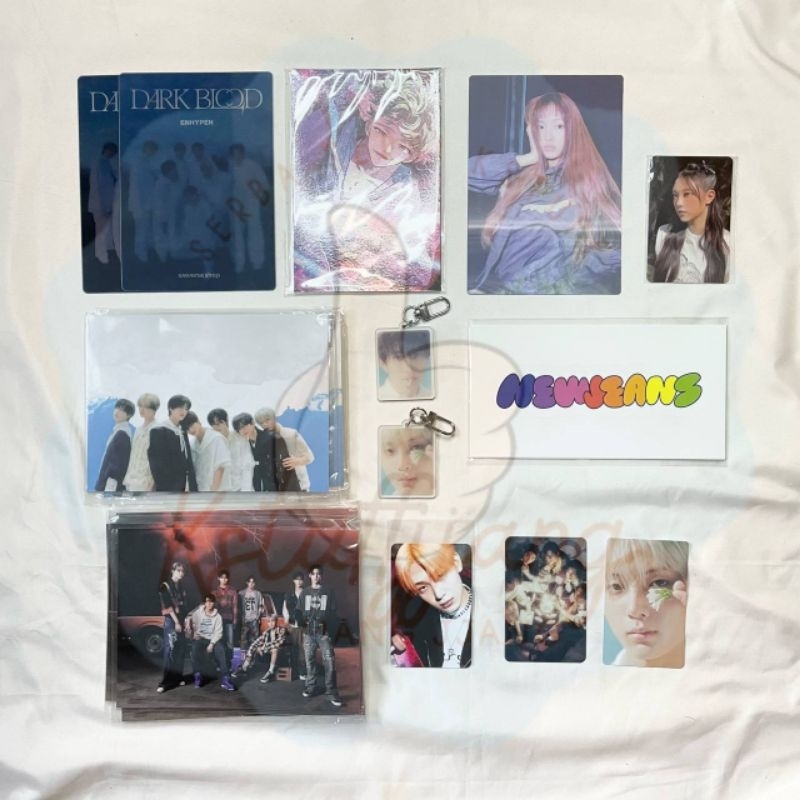 [CLEARANCE SALE/READY STOCK] Enhypen NewJeans POB PC Keyring Postcard Dark Blood Manifesto Daydream 