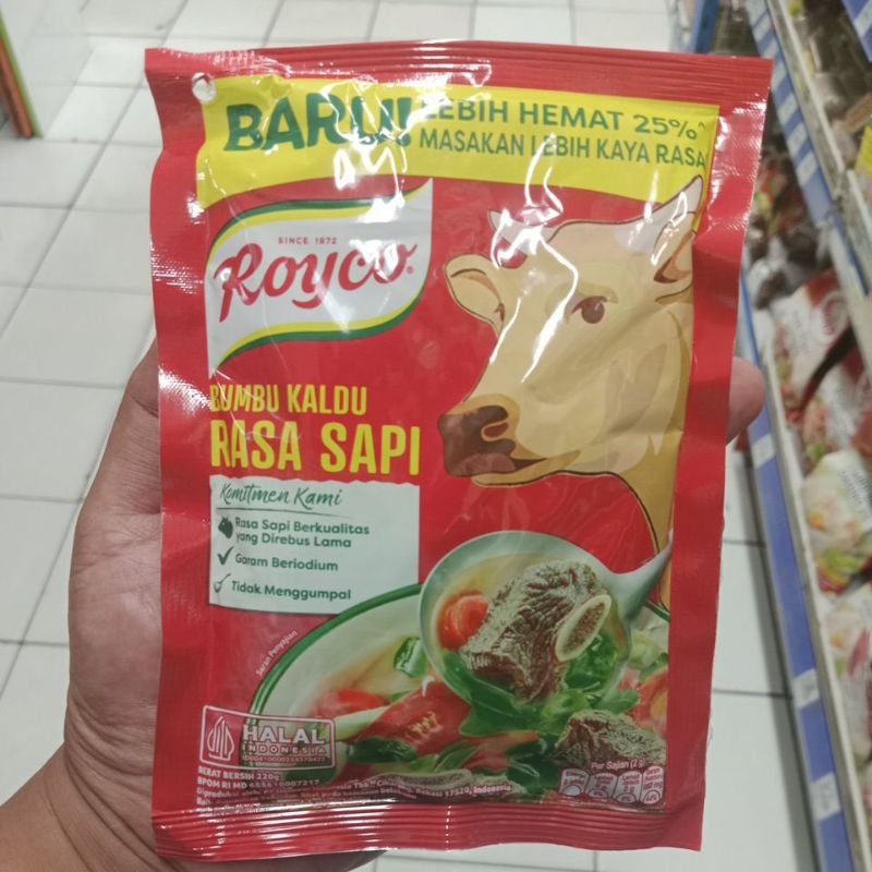 

Royco bumbu kaldu rasa sapi 220gram