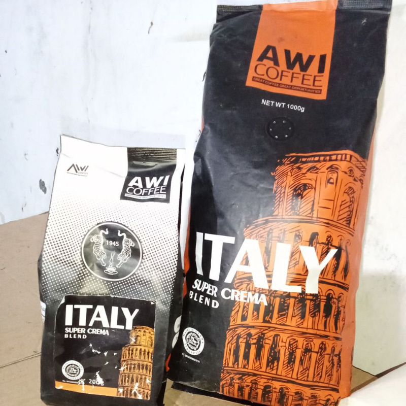 

AWI COFFEE ITALY SUPER CREMA BLEND 1KG