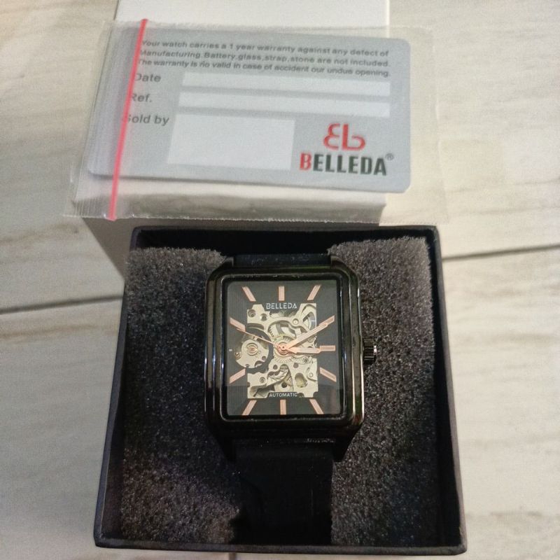 buy 1 get 1 New Jam tangan Automatic original BELLEDA B-9469
