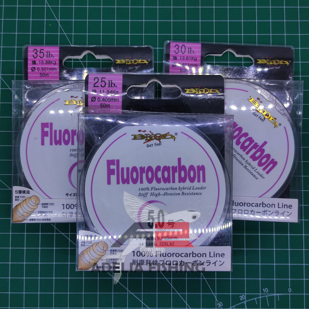 SHOCK LEADER BLOOD "100% FLUOROCARBON"