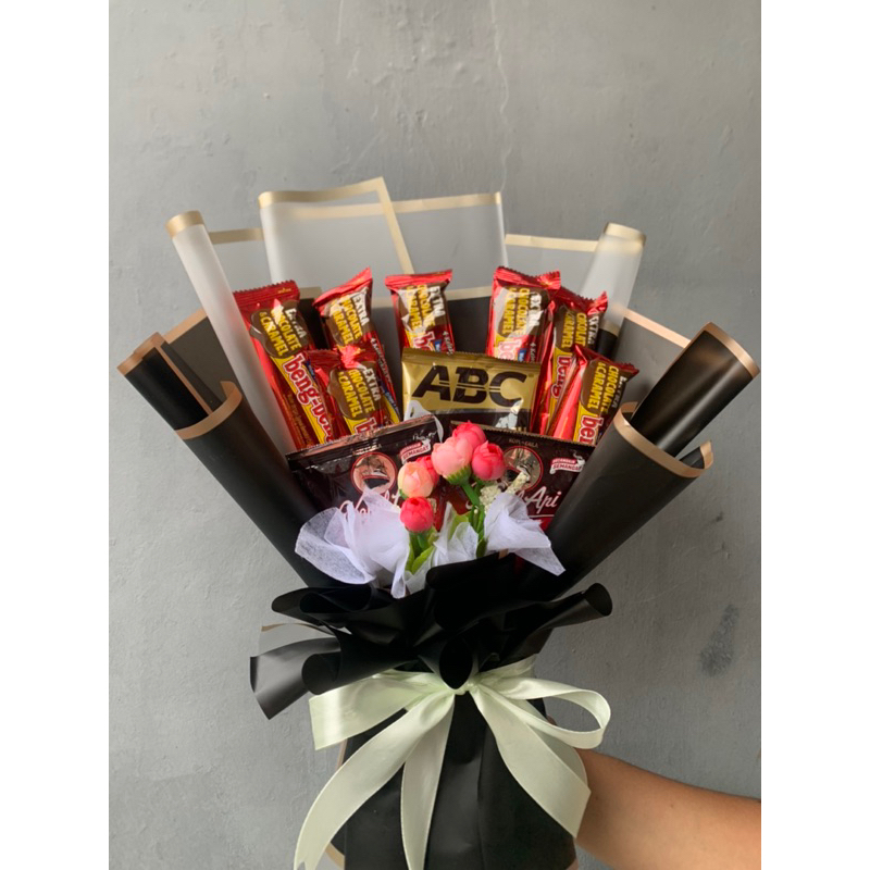 

Buket snack kopi + bengbeng