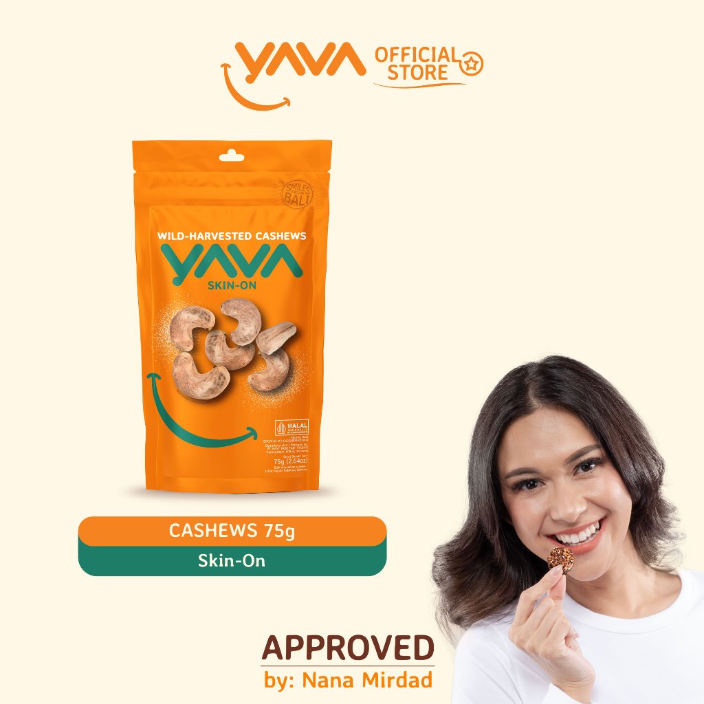 

YAVA Cashew Skin On 75g