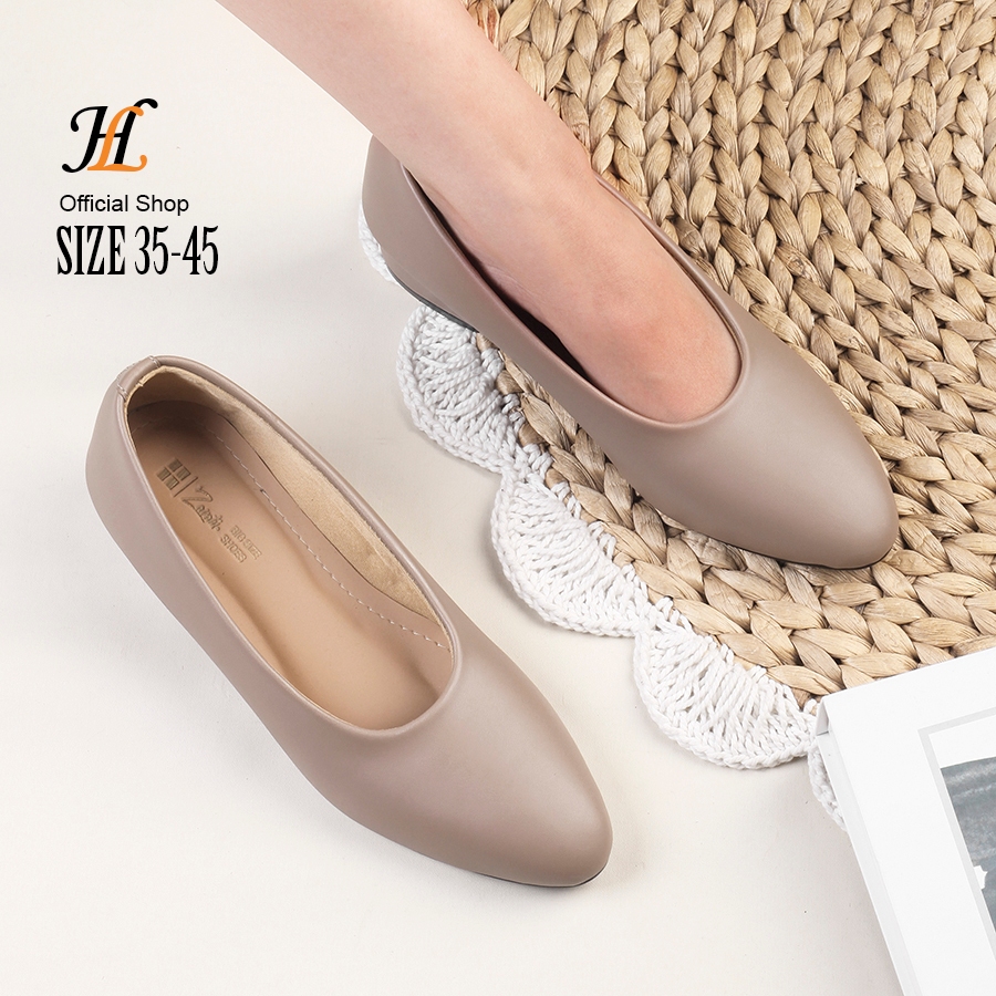 Wanita Pantofel Uk 35-45 Heels 3cm Ukuran Standar & Jumbo / SEPATU BIG SIZE WANITA KANTORAN