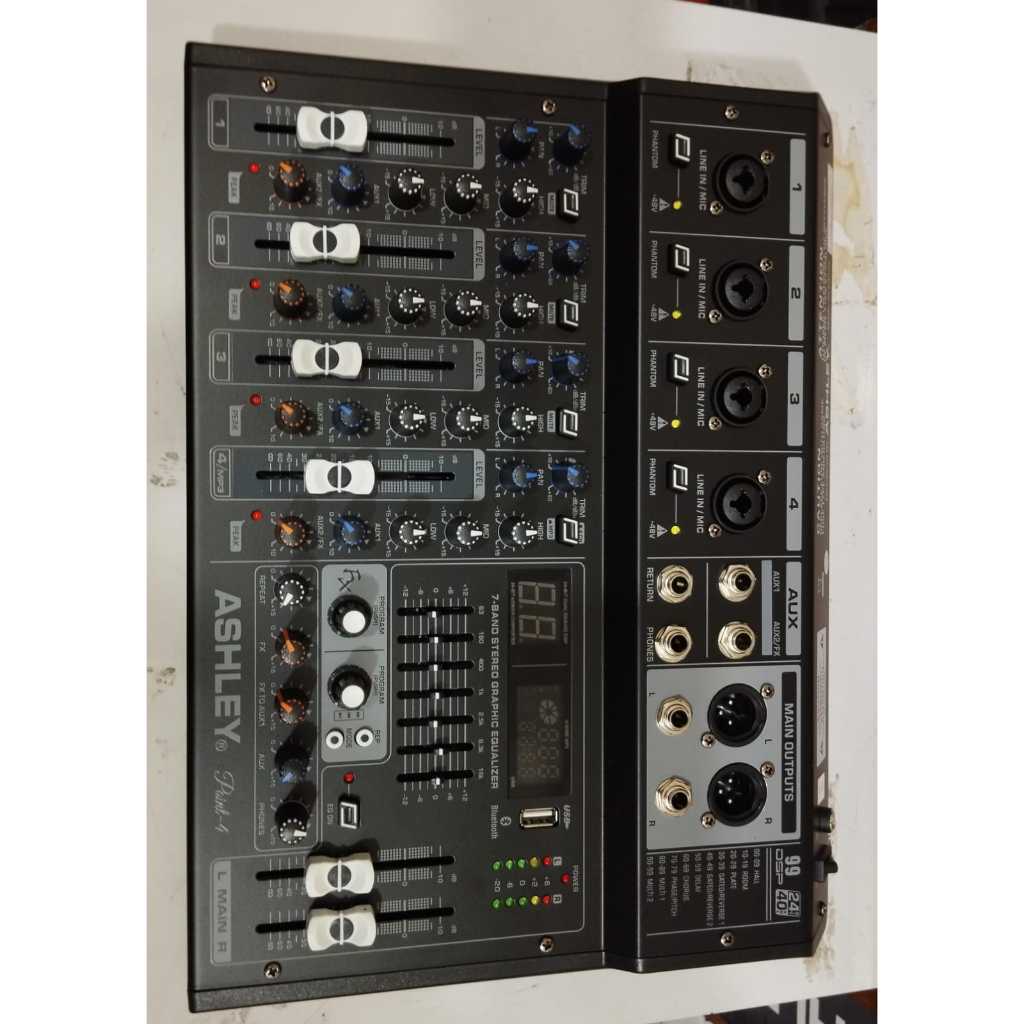 MIXER ASHLEY POINT4 - POINT 4 ORIGINAL ASHLEY 4 CHANNEL USB RECORDING