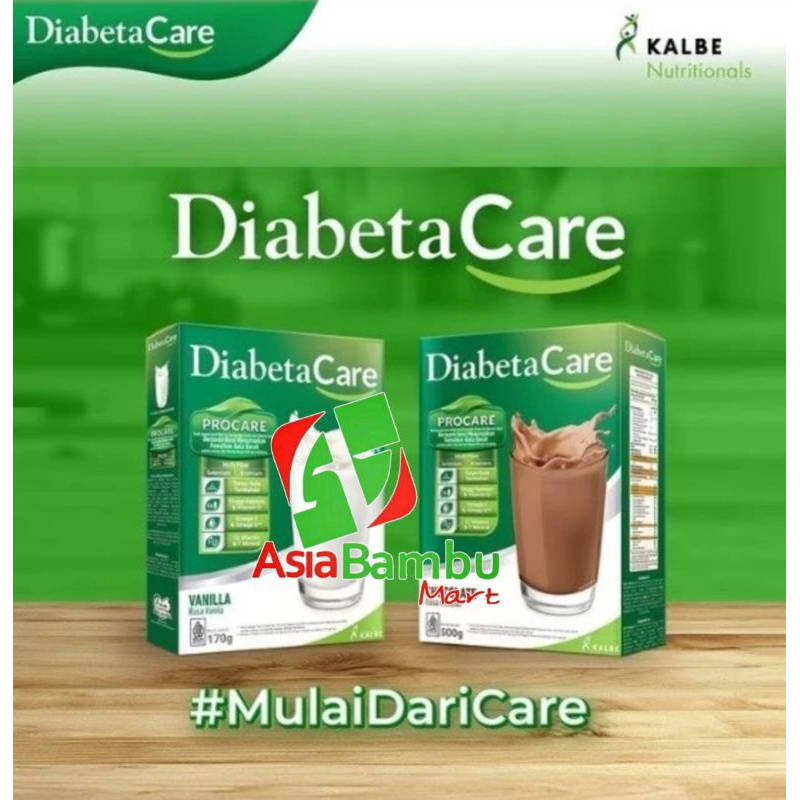 

DiabetaCare rasa coklat dan vanilla 500gr