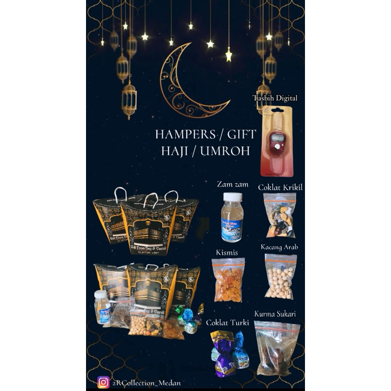 

Paket Oleh - oleh Haji & Umroh / Hampers Plus Tasbih Digital | Pesanan Min 10 Pack