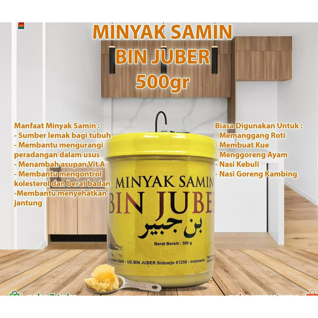 

Minyak Samin Bin Juber 500gr Minyak Nabati Dijamin 100 % Halal dan Banyak Manfaat