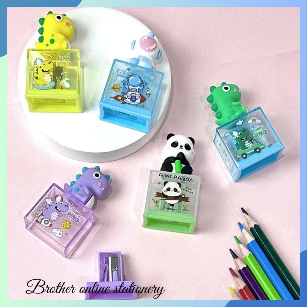 

BOS Rautan Pensil Topper Motif Binatang/Pencil Sharpener/Orotan Pensil