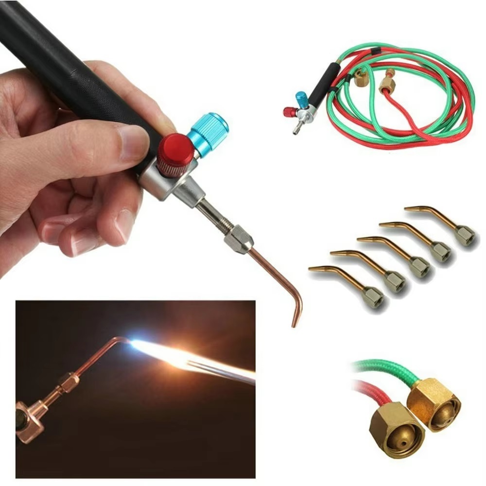Set Welding Torch/Alat Blender las mini/Pistol Asetilen Oksigen Gas Las