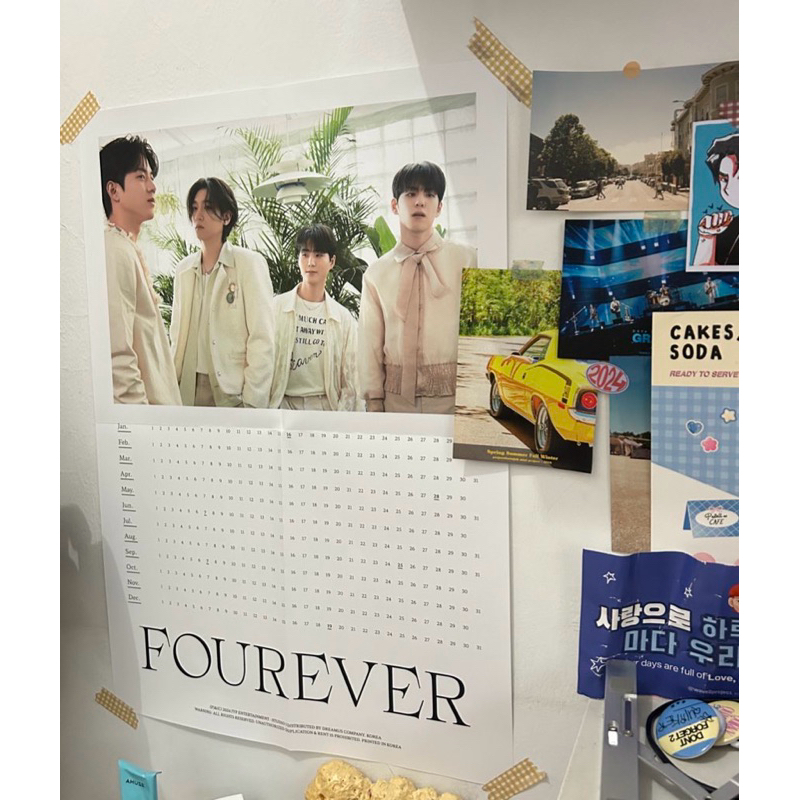 

Day6 fourever year end poster tag calendar