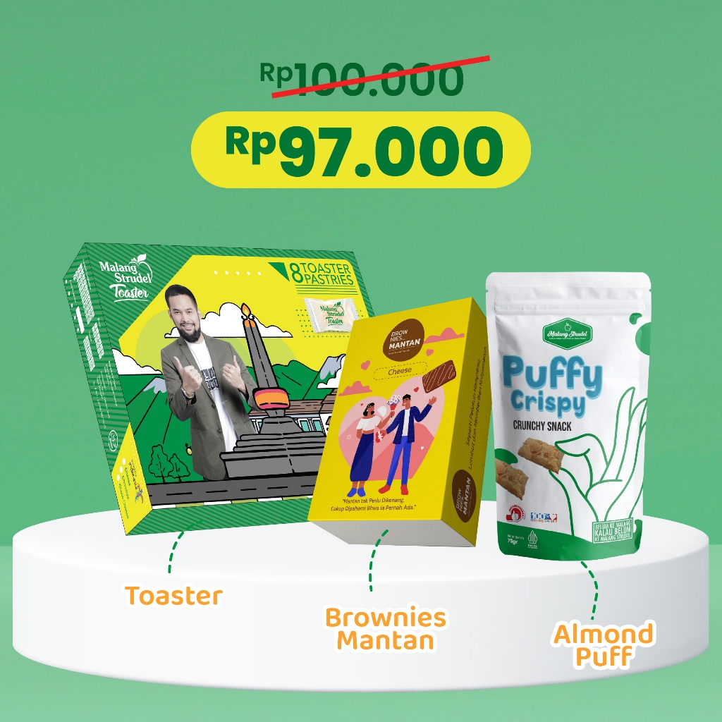 

Spesial 12.12 Paket Malang Strudel