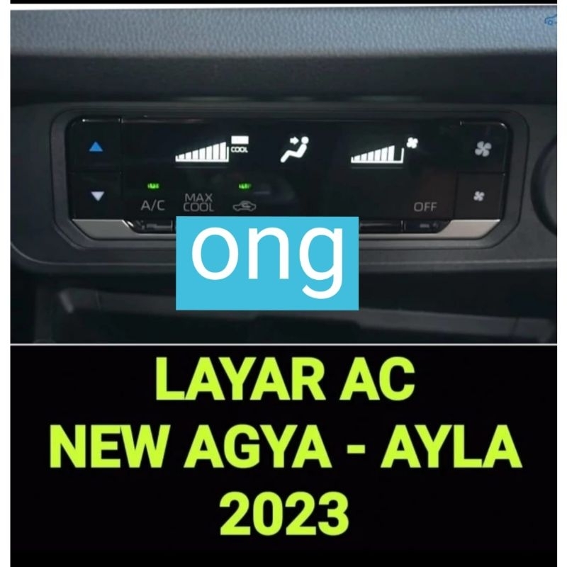 anti gores premium layar AC digital new agya ayla 2023