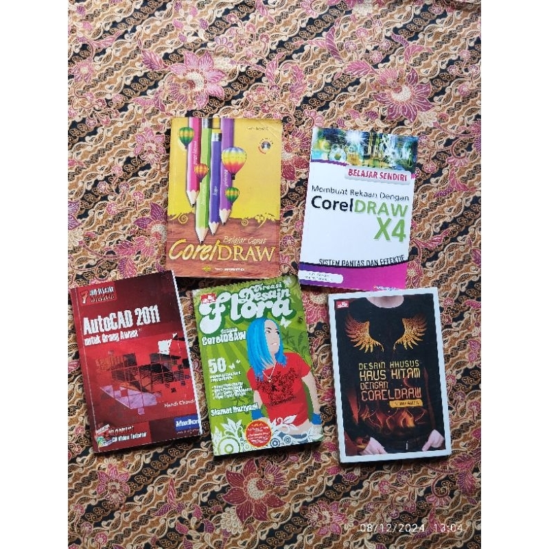 Variasi Buku Komputer; Belajar CORELDRAW, Mendesain FASAD RUMAH, CorelDRAW X4, AutoCAD 2011, Desain 