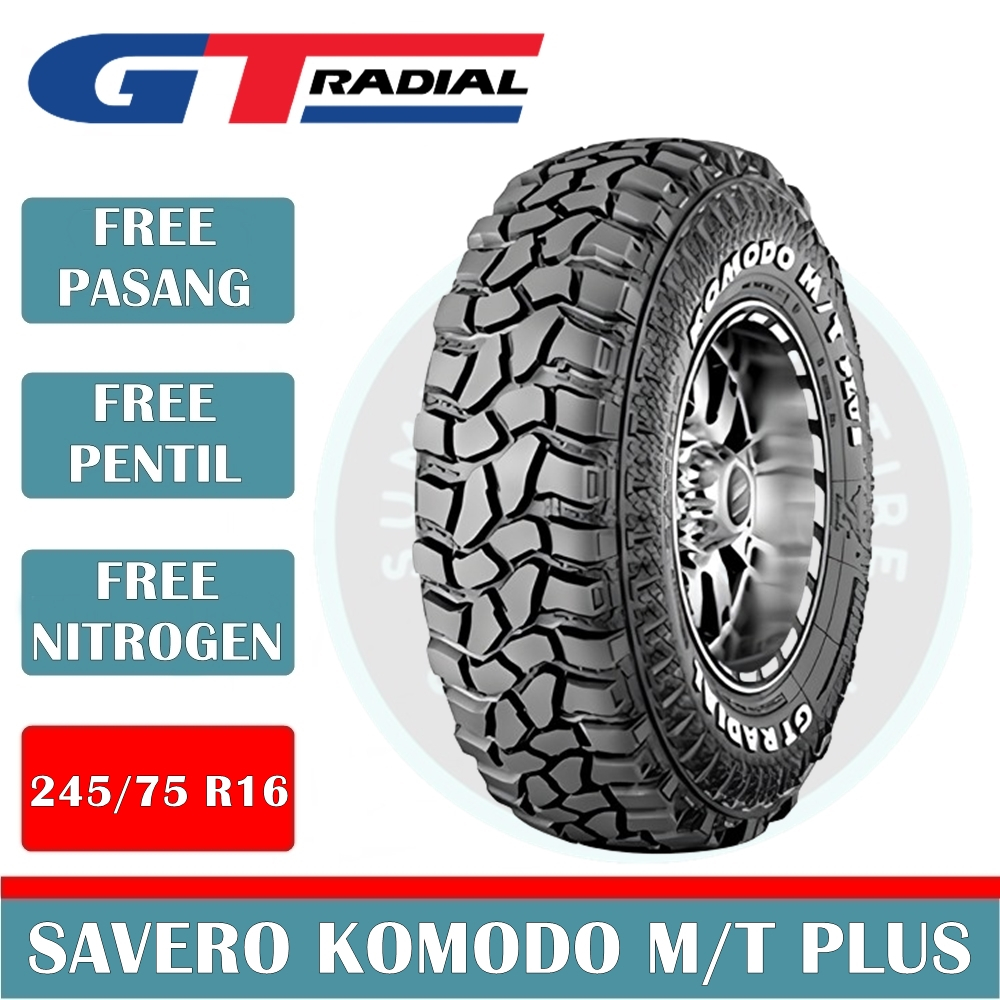 Ban GT Radial SAVERO KOMODO MT PLUS 245/75 R16
