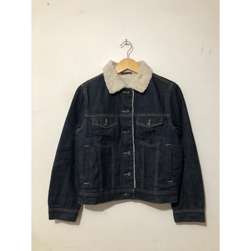 Jacket Denim Sherpa GU "GLOBAL UNIQLO" Original
