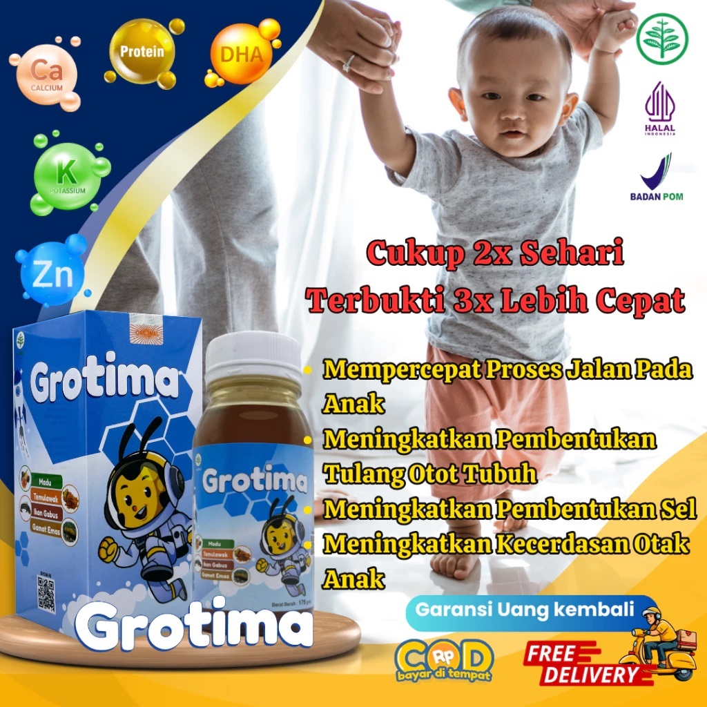 Vitamin Anak Cepat Jalan / Obat Untuk Anak Cepat Jalan / Vitamin Grotima