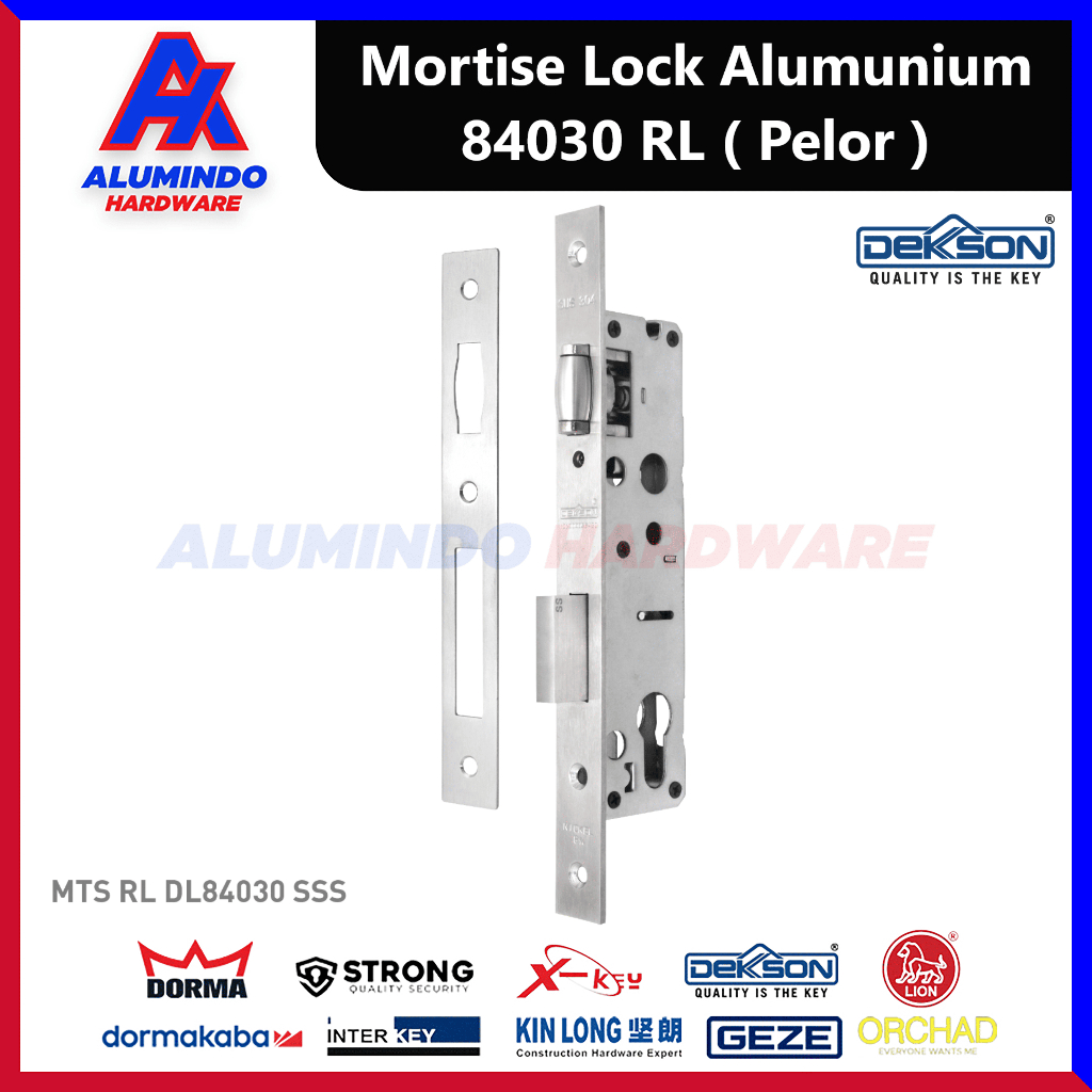 Mortise Lock Dekkson 84030 RL SSS Bodi Kunci PELOR Lockcase Swing DKS