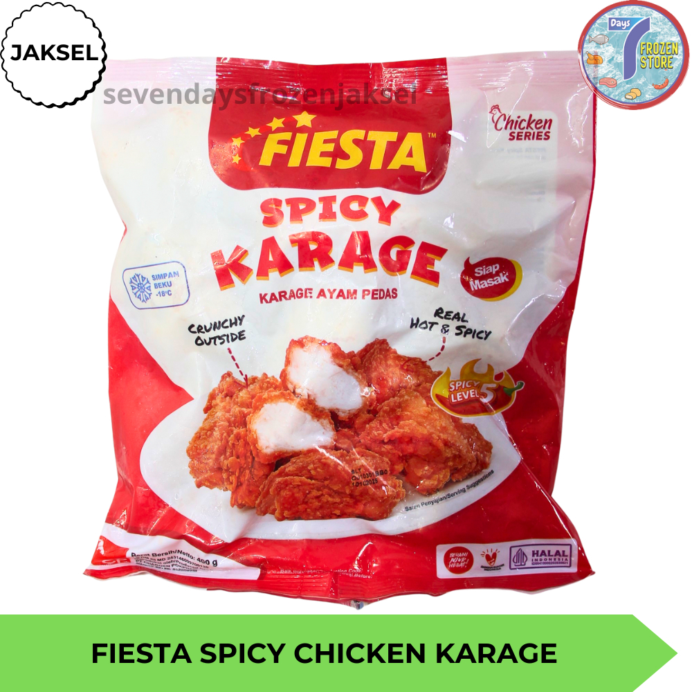 

Fiesta Spicy Karage | Karage Ayam Pedas 400 gr