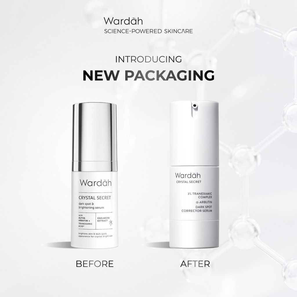 Wardah Crystal Secret 3% Trenxamic Complex Arbutin Dark Spot Corrector Serum / Serum Wajah Untuk Fle