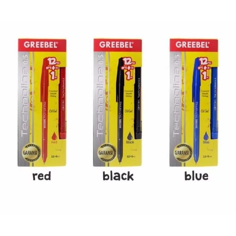 

PULPEN GREEBEL 1 PACK 12+1PCS