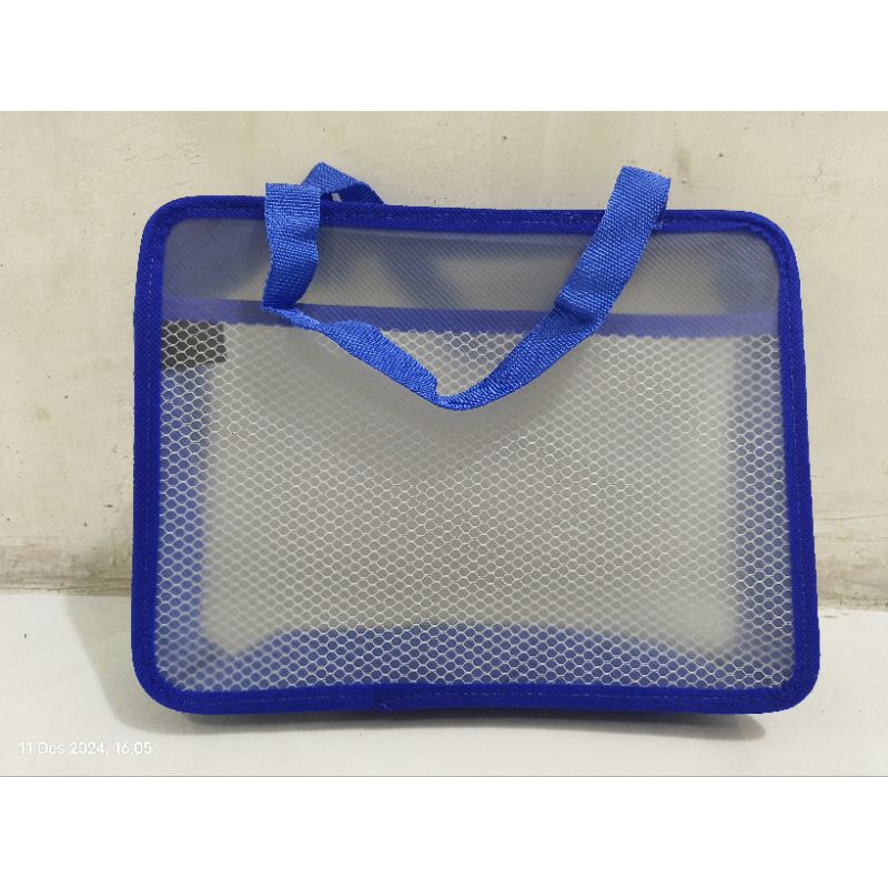 

x-one Zipper bag ukuran A5 resleting