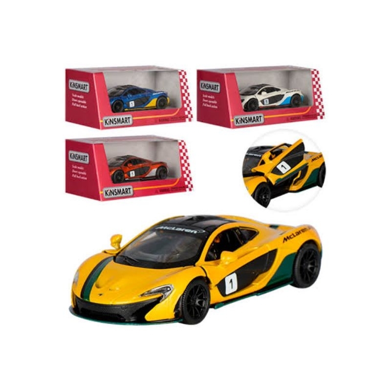 kinsmart miniatur mobil mclaren p1