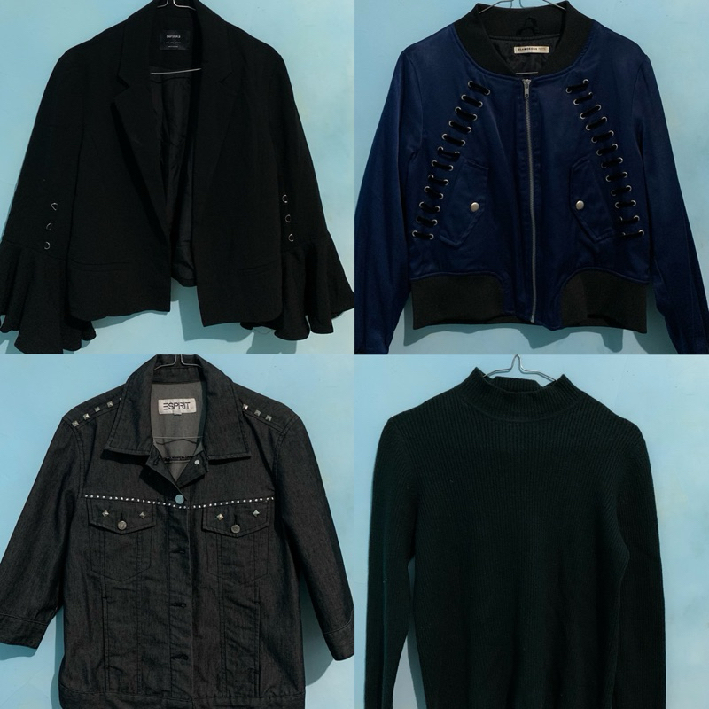 (Preloved) Blazer & Celana cutbray Bershka, H&M, Cotton on