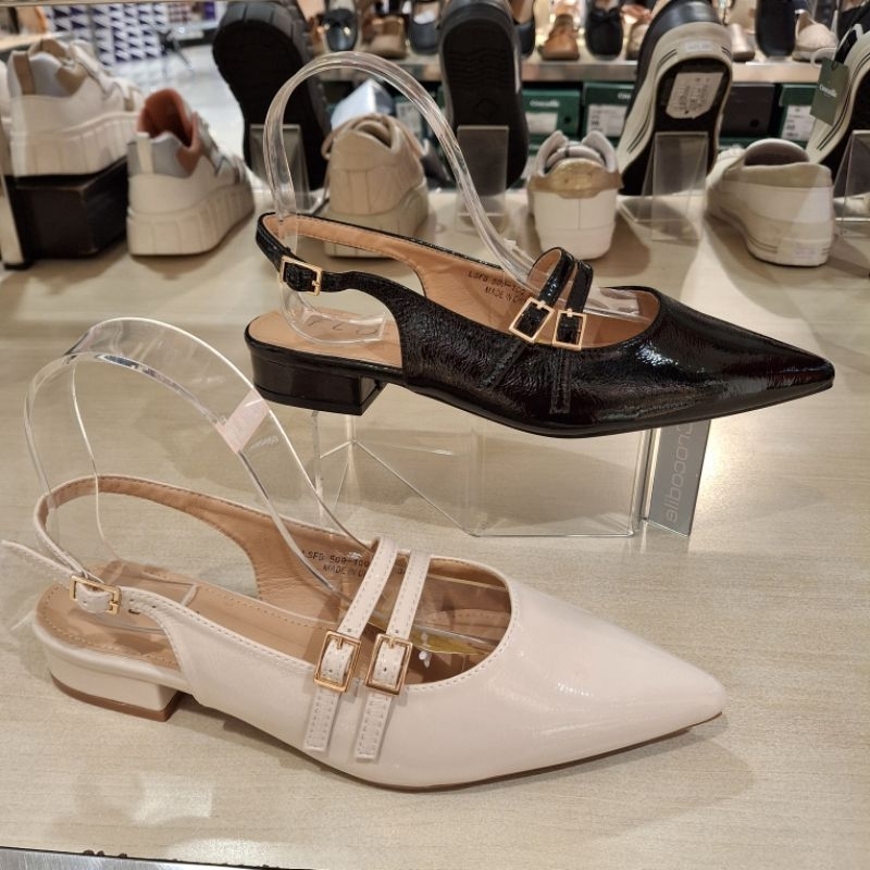 FLD new sandal tali selop heels 3cm wanita ringan empuk & ori size 36-40