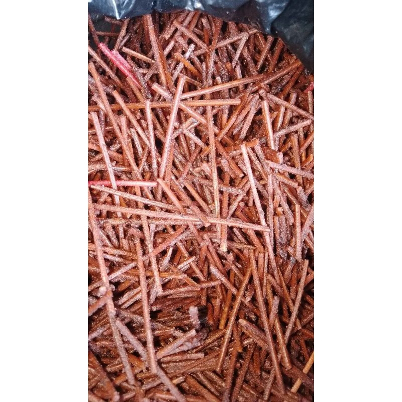 

Remukan mie lidi rasa coklat isian 500gram