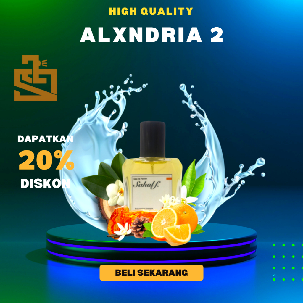 Sahalf Parfum | Parfum ALXNDRIA 2 | Perfume Pria Wangi