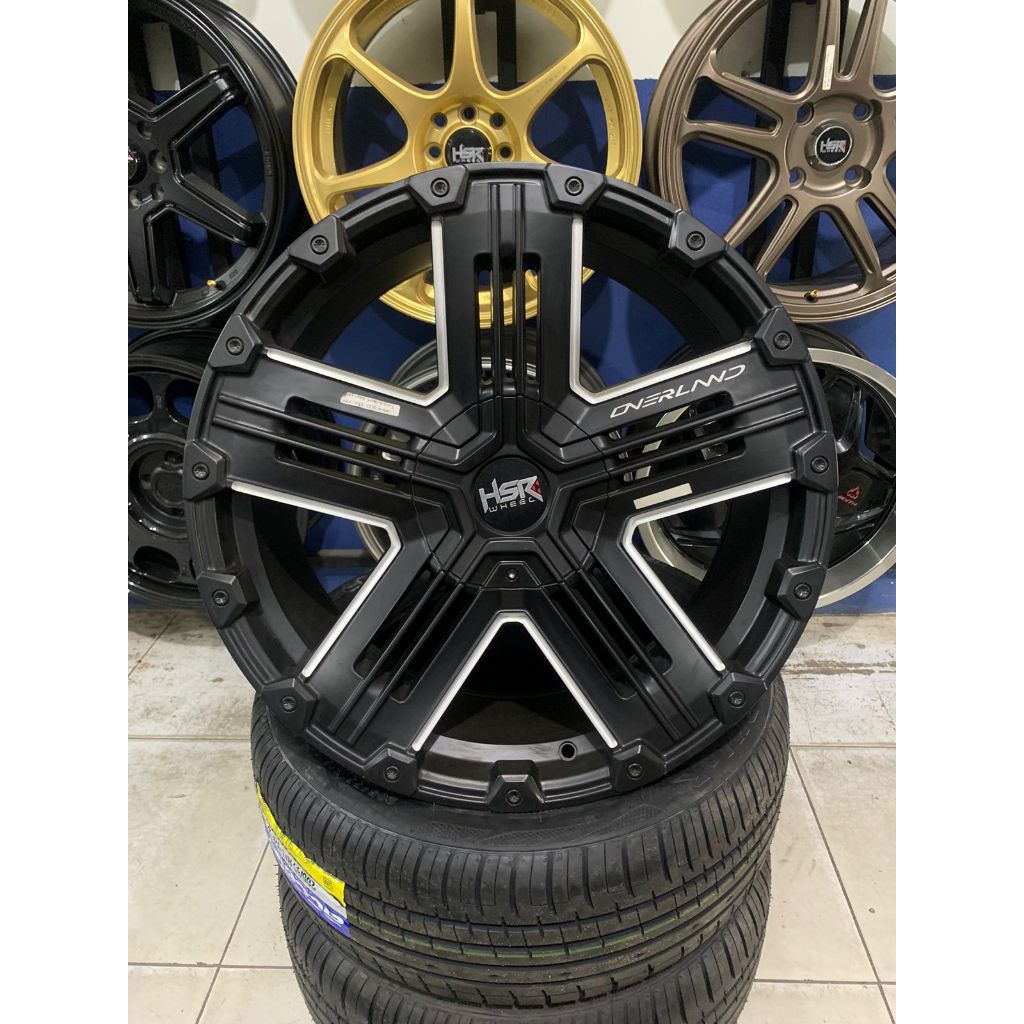 Velg Mobil Hilux,Ford Ranger Ring 20 Velg Hsr Wheel Overland Black