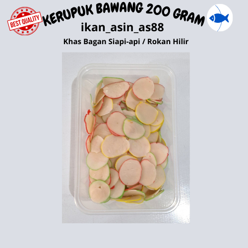 

KERUPUK BAWANG/KERUPUK/KERUPUK BAWANG 200 GRAM