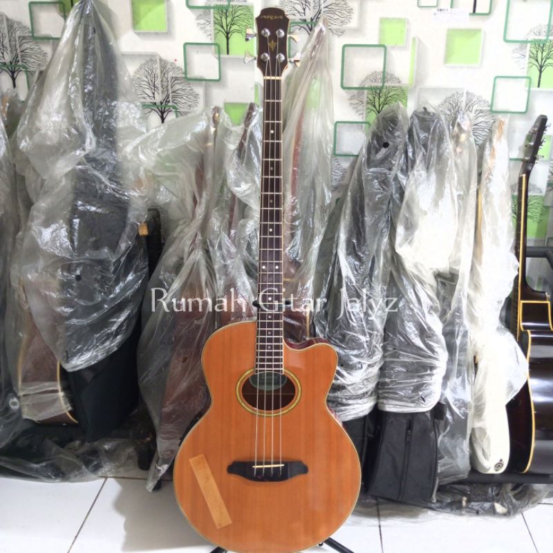bass akustik elektrik bekas second ARIA ELECORD FEB SPL-N Original solid