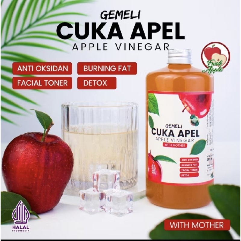 

CUKA APEL VINEGAR WITH MOTHER 500ML